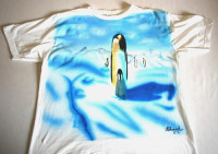 Airbrush auf T-Shirt